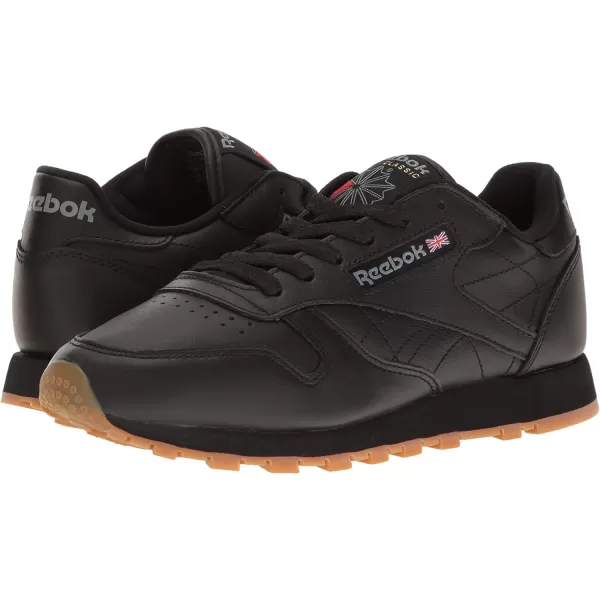 imageReebok Womens Classic Leathers SneakerPure BlackGum