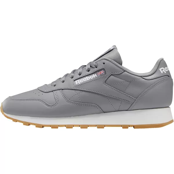 imageReebok Womens Classic Leathers SneakerPure Grey 5 Ftwr White Reebok Rubber Gum 03