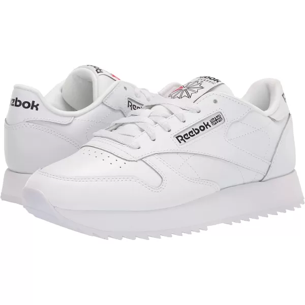 imageReebok Womens Classic Leathers SneakerSatin WhiteRipple