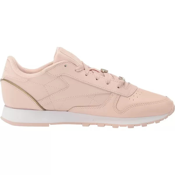 imageReebok Womens Classic Leathers SneakerSoft EcruWhiteGold Metallic