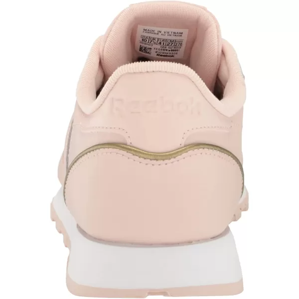 imageReebok Womens Classic Leathers SneakerSoft EcruWhiteGold Metallic