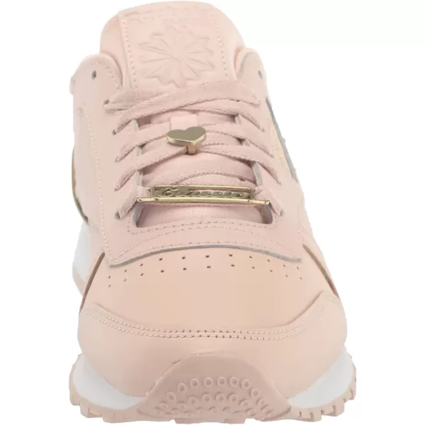 imageReebok Womens Classic Leathers SneakerSoft EcruWhiteGold Metallic