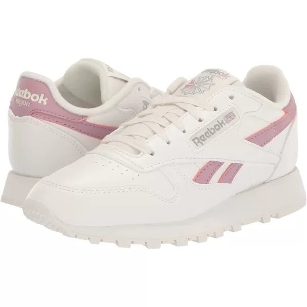 imageReebok Womens Classic Leathers SneakerVegan CollectionChalkInfused Lilac