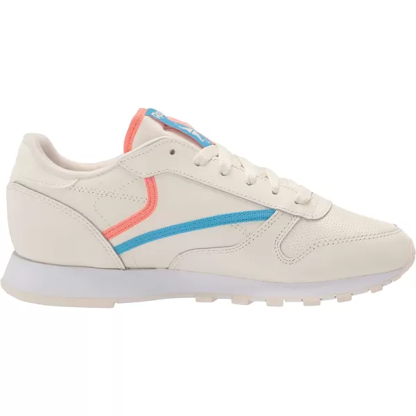 imageReebok Womens Classic Leathers SneakerWhiteCarbonVector Red