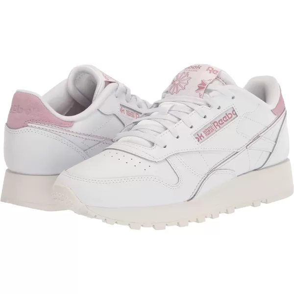 imageReebok Womens Classic Leathers SneakerWhiteChalkInfused Lilac