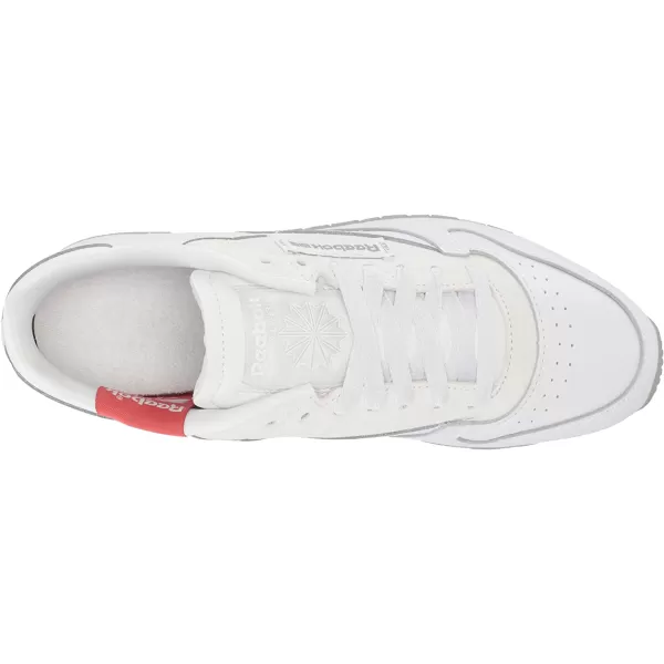 imageReebok Womens Classic Leathers SneakerWhitePure GreyRhodonite