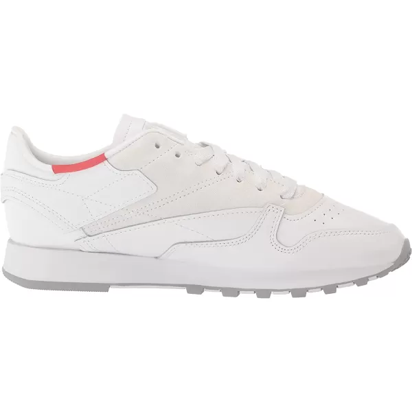 imageReebok Womens Classic Leathers SneakerWhitePure GreyRhodonite