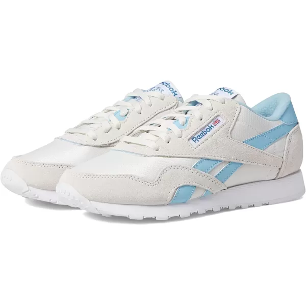 imageReebok Womens Classic Nylon Casual Shoes in ChalkBlue PeakFtwr White