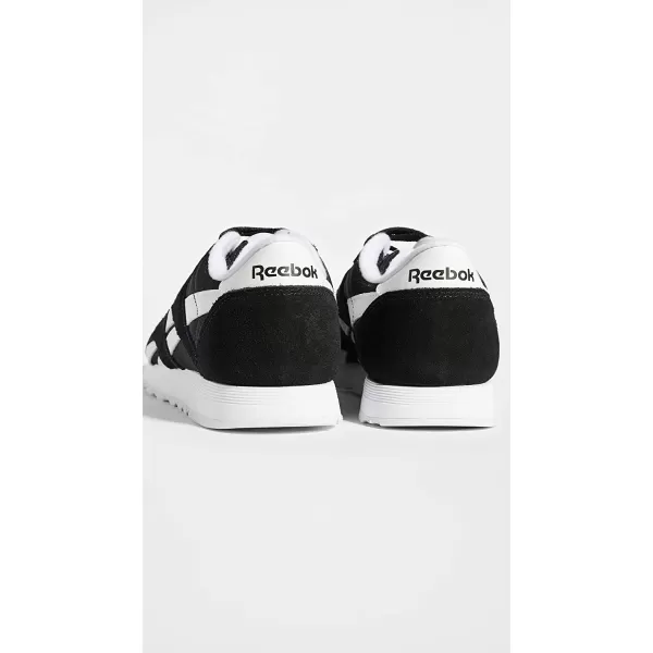 imageReebok Womens Classic Nylon Casual Shoes in Classic Black and White