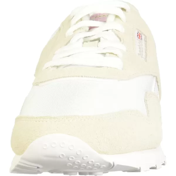 imageReebok Womens Classic Nylon Casual Shoes in Classic White and Light Grey