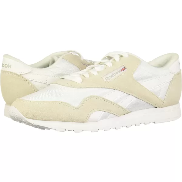 imageReebok Womens Classic Nylon Casual Shoes in Classic White and Light Grey