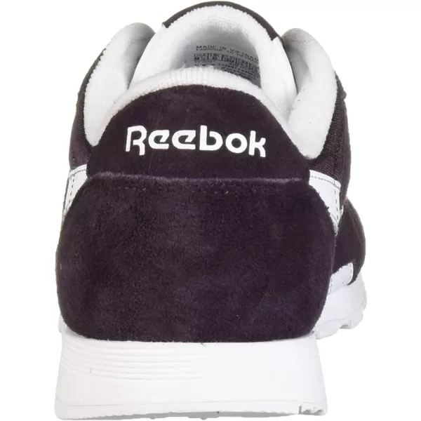 imageReebok Womens Classic Nylon Casual Shoes in Eggplant and White