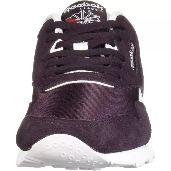 imageReebok Womens Classic Nylon Casual Shoes in Eggplant and White