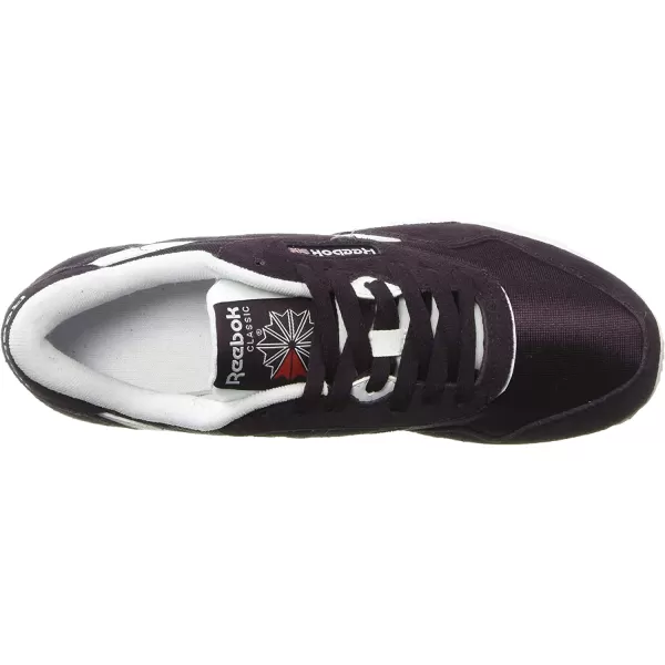 imageReebok Womens Classic Nylon Casual Shoes in Eggplant and White