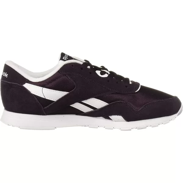 imageReebok Womens Classic Nylon Casual Shoes in Eggplant and White