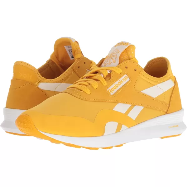 imageReebok Womens Classic Nylon Casual Shoes in Fierce Gold and White