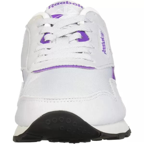 imageReebok Womens Classic Nylon Casual Shoes in Grey Purple Black and White