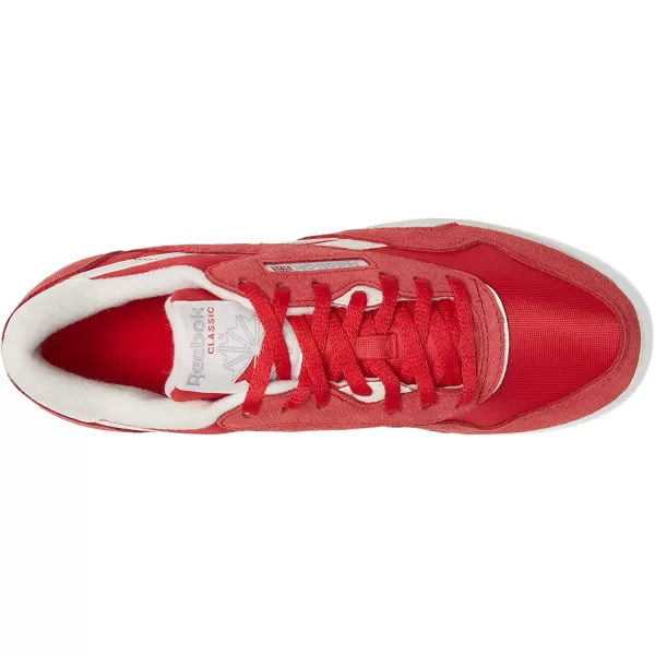 imageReebok Womens Classic Nylon Casual Shoes in Vector Red Chalk and Pure Grey