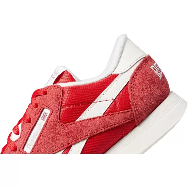 imageReebok Womens Classic Nylon Casual Shoes in Vector Red Chalk and Pure Grey