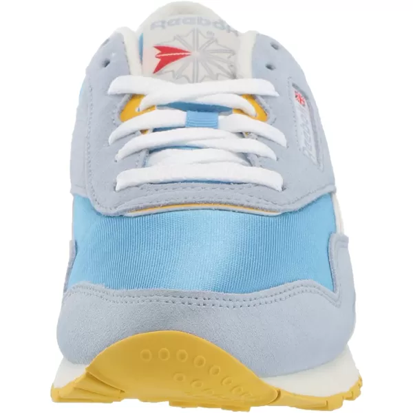 imageReebok Womens Classic Nylon SneakerArchivegable GreySky BlueUrban YellowWht