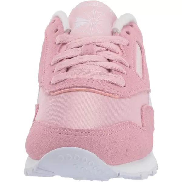 imageReebok Womens Classic Nylon SneakerClassic PinkWhiteWhite