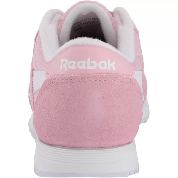 imageReebok Womens Classic Nylon SneakerClassic PinkWhiteWhite