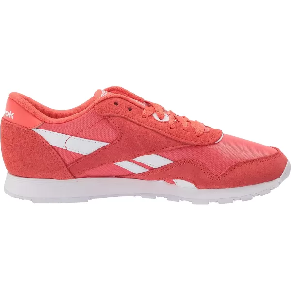 imageReebok Womens Classic Nylon SneakerSemi Orange FlareWhiteSemi Orange Flare