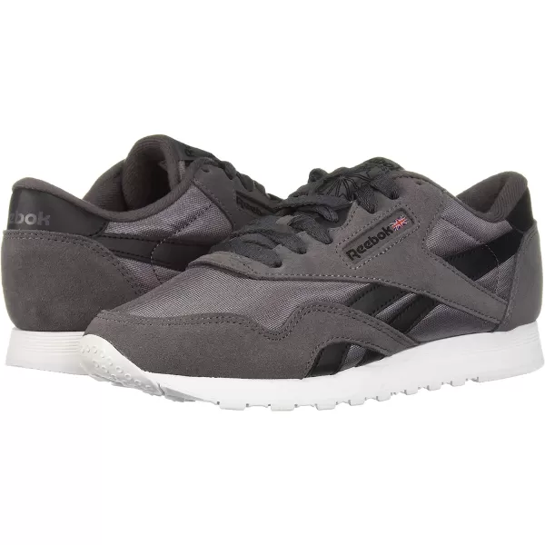 imageReebok Womens Classic Nylon SneakerUsfash GreyBlackWhite