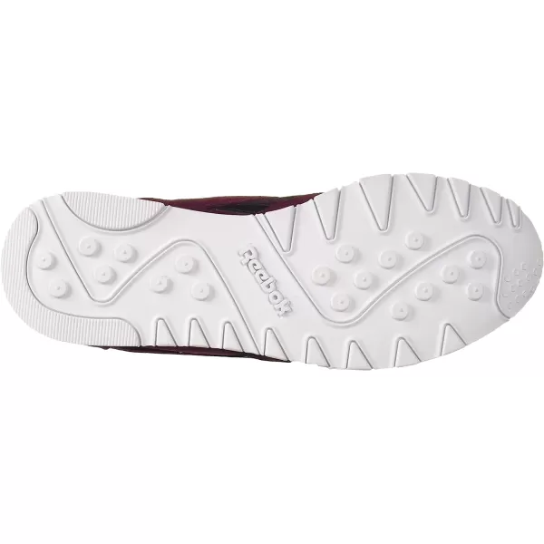 imageReebok Womens Classic Nylon SneakerUsfrustic WineBlackWhite