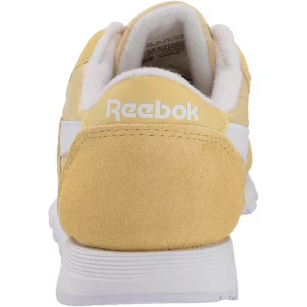 imageReebok Womens Classic Nylon SneakerWeathered YellowWhiteWhite