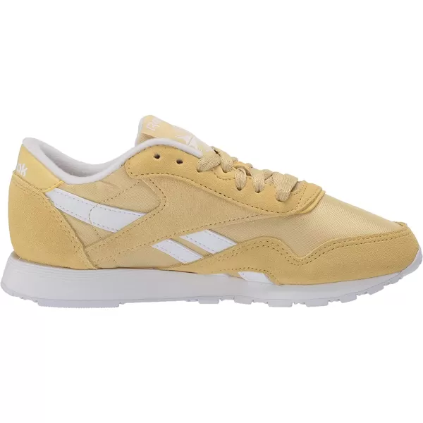 imageReebok Womens Classic Nylon SneakerWeathered YellowWhiteWhite