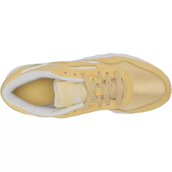 imageReebok Womens Classic Nylon SneakerWeathered YellowWhiteWhite