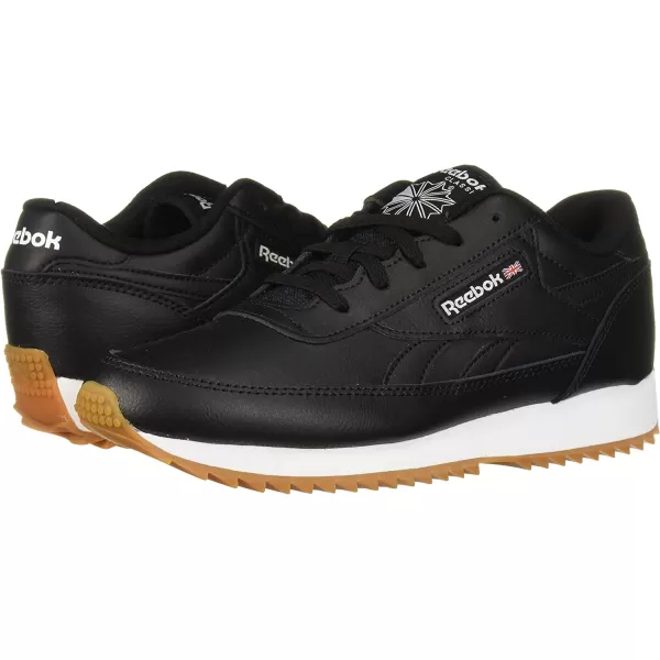 imageReebok Womens Classic Renaissance Ripple SneakerBlackWhite