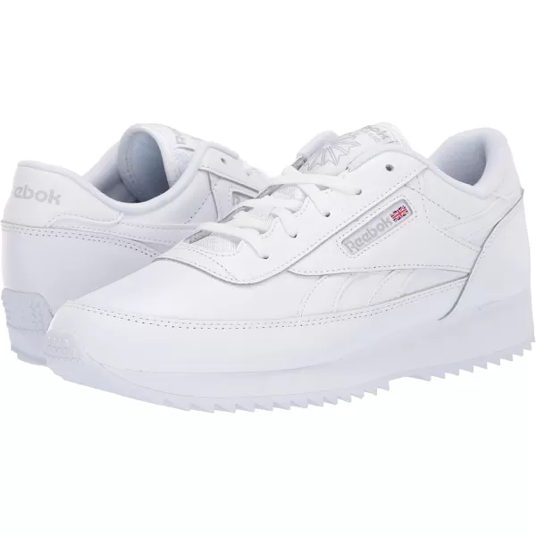 imageReebok Womens Classic Renaissance Ripple SneakerWhiteWhiteSteel