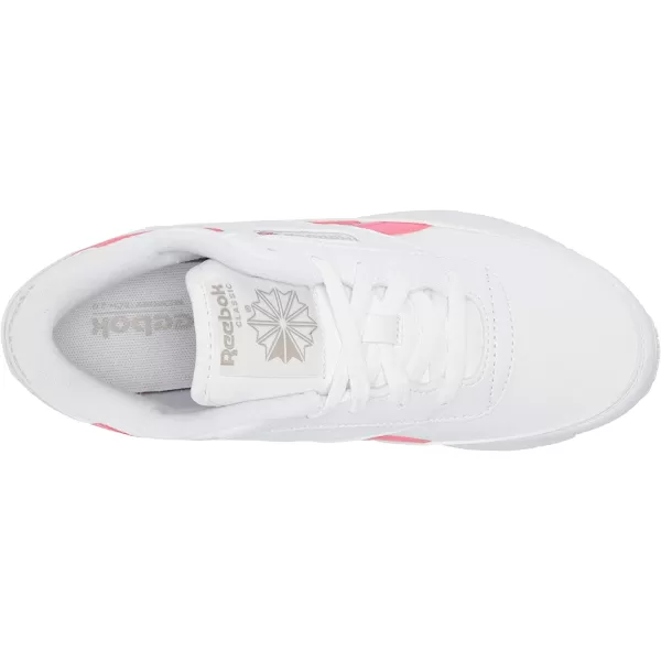 imageReebok Womens Classic Renaissance Sneaker  WhiteAstpnkSteel