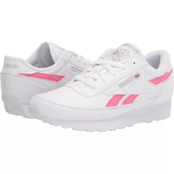 imageReebok Womens Classic Renaissance Sneaker  WhiteAstpnkSteel
