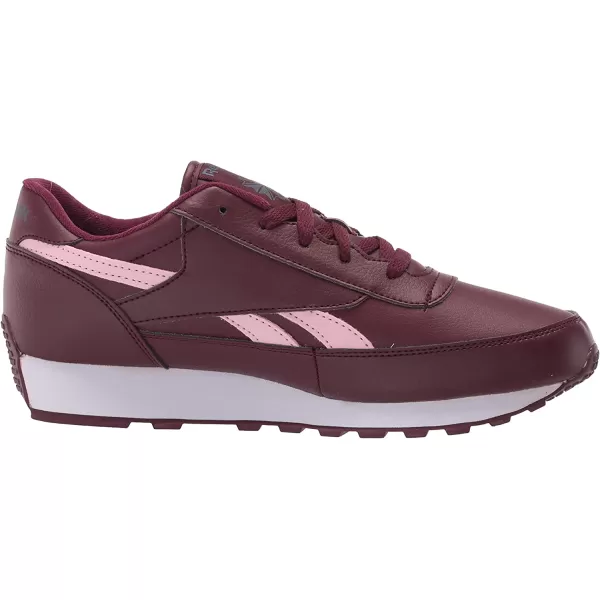 imageReebok Womens Classic Renaissance Sneaker in Maroon Classic Pink and Smoky Indigo