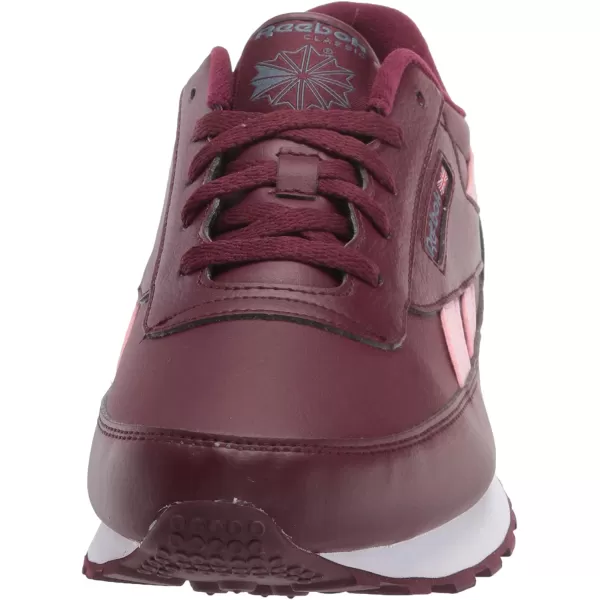 imageReebok Womens Classic Renaissance Sneaker in Maroon Classic Pink and Smoky Indigo