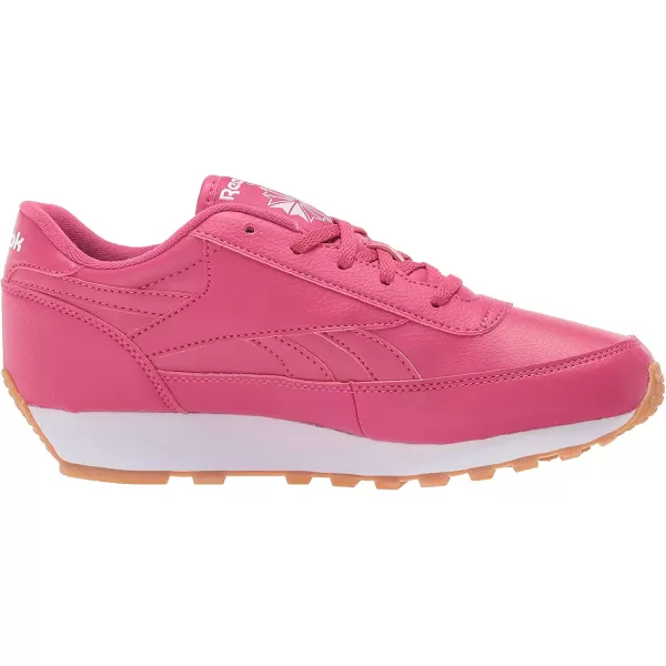 imageReebok Womens Classic Renaissance Sneaker in Semi Pursuit Pink and White with Gum Sole