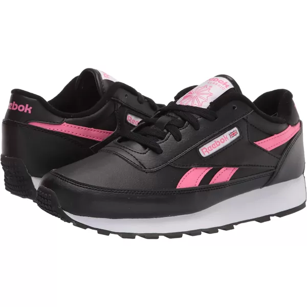 imageReebok Womens Classic Renaissance SneakerBlackAstpnkWhite