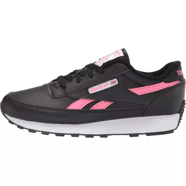 imageReebok Womens Classic Renaissance SneakerBlackAstpnkWhite