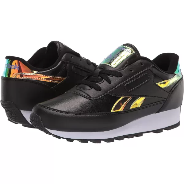 imageReebok Womens Classic Renaissance SneakerBlackHyper PurpleWhite