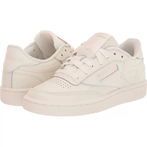 imageReebok Womens Club C 85 Vintage SneakerChalkChalkPorcelain Pink