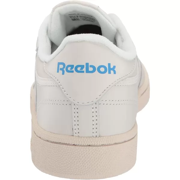 imageReebok Womens Club C 85 Vintage SneakerChalkPaperwhiteAthletic BlueExcellent Red