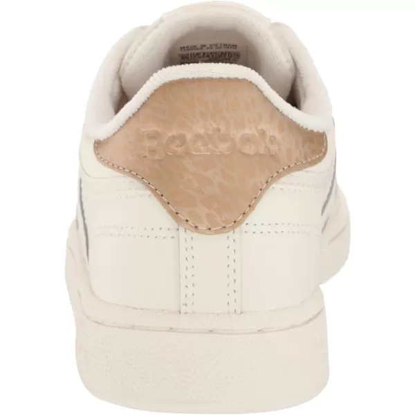 imageReebok Womens Club C 85 Vintage SneakerChalkSaharaGold Met