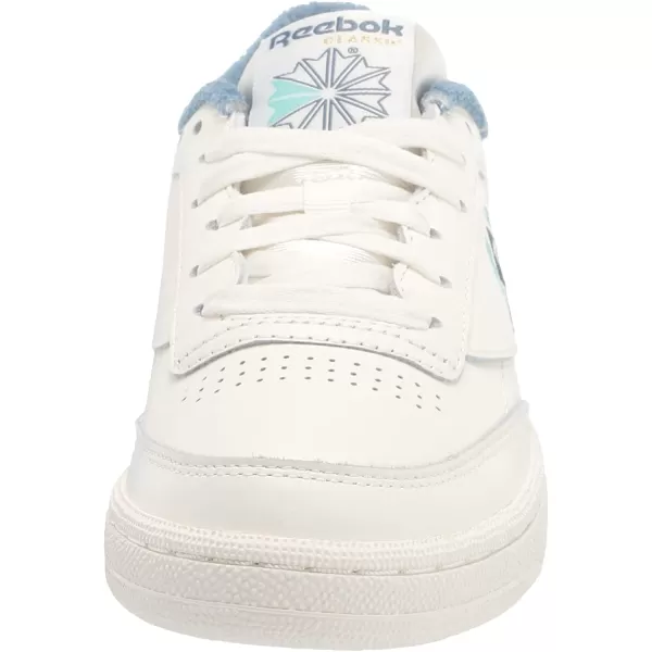 imageReebok Womens Club C 85 Vintage Walking Shoe  ChalkChalkBlusla