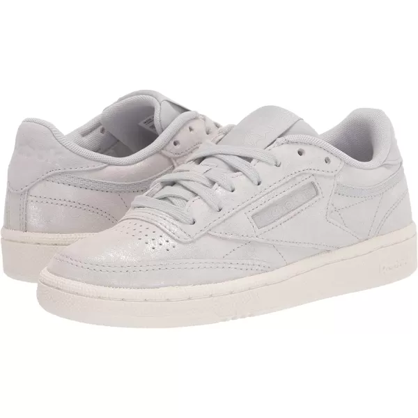 imageReebok Womens Club C 85 Vintage Walking Shoe in PewterSilverChalk