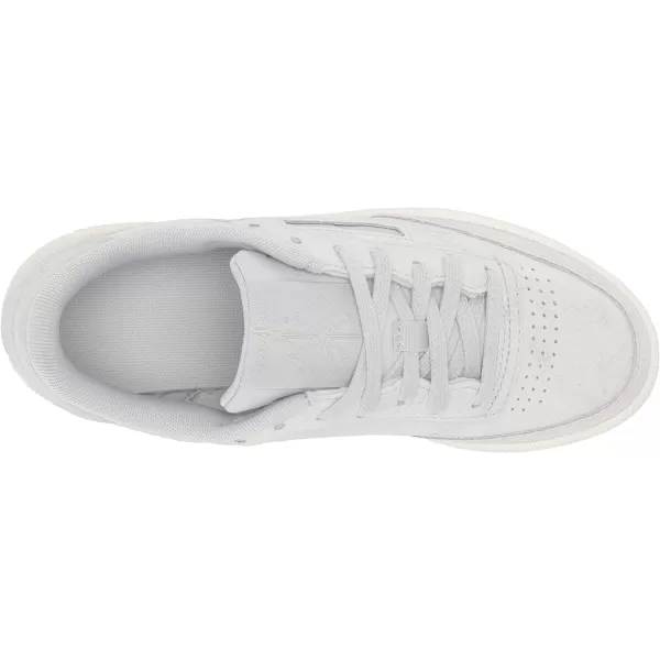 imageReebok Womens Club C 85 Vintage Walking Shoe in PewterSilverChalk