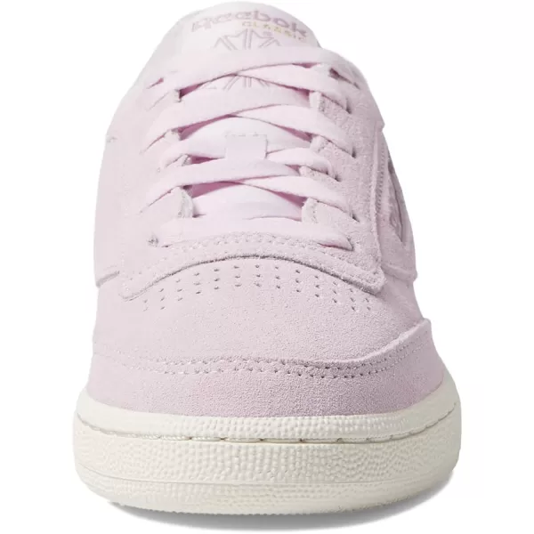 imageReebok Womens Club C 85 Vintage Walking Shoe in Pixel PinkInfused LilacChalk
