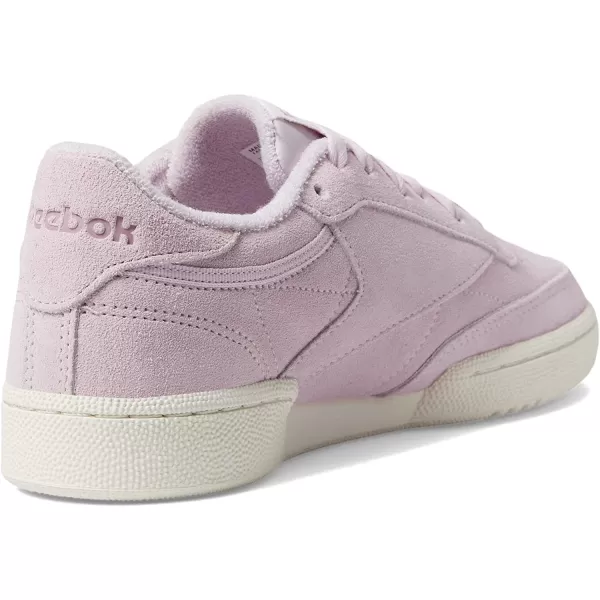 imageReebok Womens Club C 85 Vintage Walking Shoe in Pixel PinkInfused LilacChalk